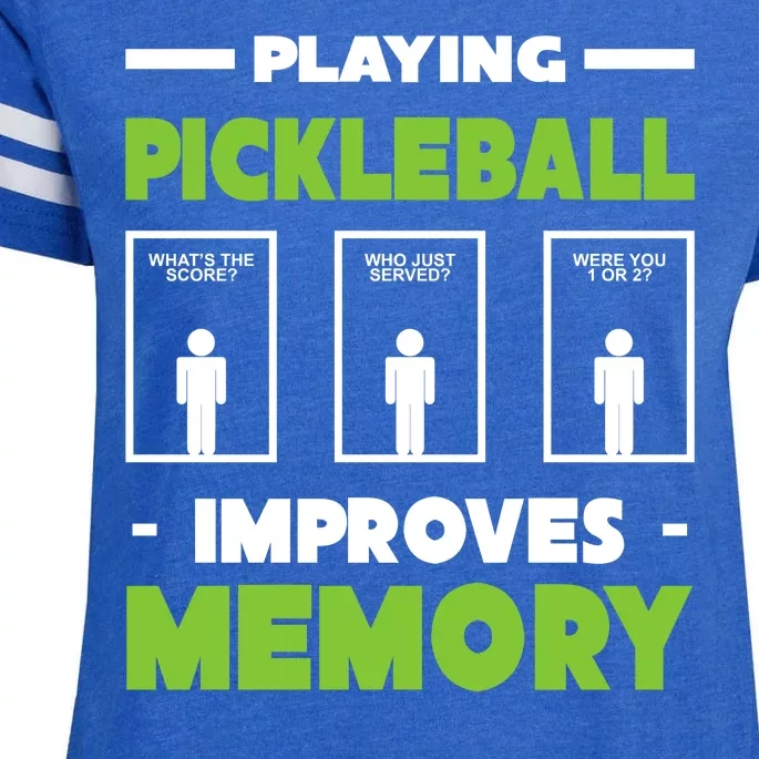 Playing Pickleball Improves Memory Enza Ladies Jersey Football T-Shirt