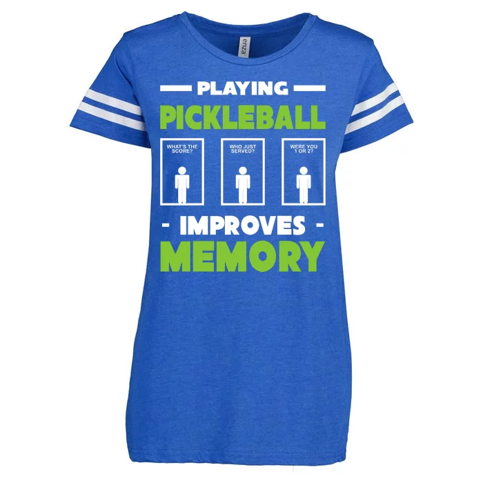 Playing Pickleball Improves Memory Enza Ladies Jersey Football T-Shirt