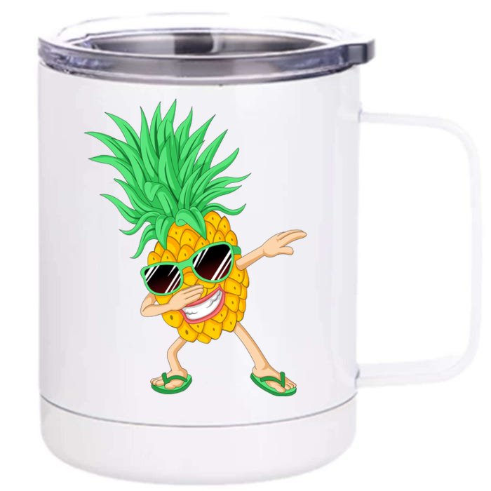 Pineapple Front & Back 12oz Stainless Steel Tumbler Cup