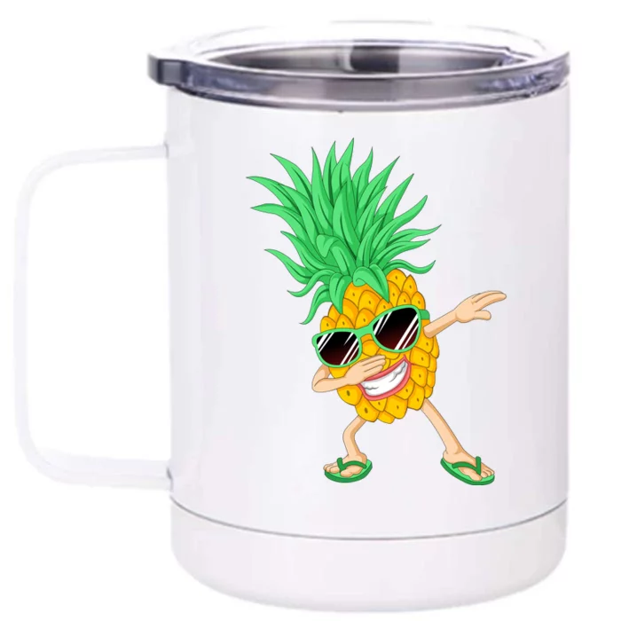 Pineapple Front & Back 12oz Stainless Steel Tumbler Cup