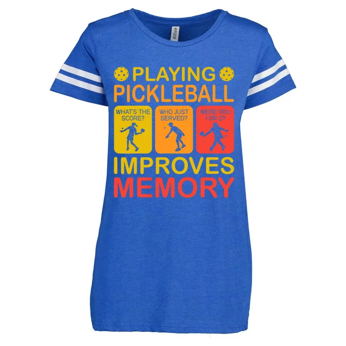 Playing Pickleball Improves Memory Dink Player Enza Ladies Jersey Football T-Shirt