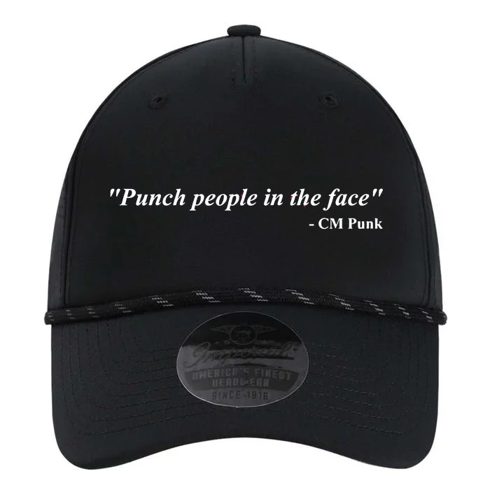 Punch People In The Face Cm Punk Performance The Dyno Cap