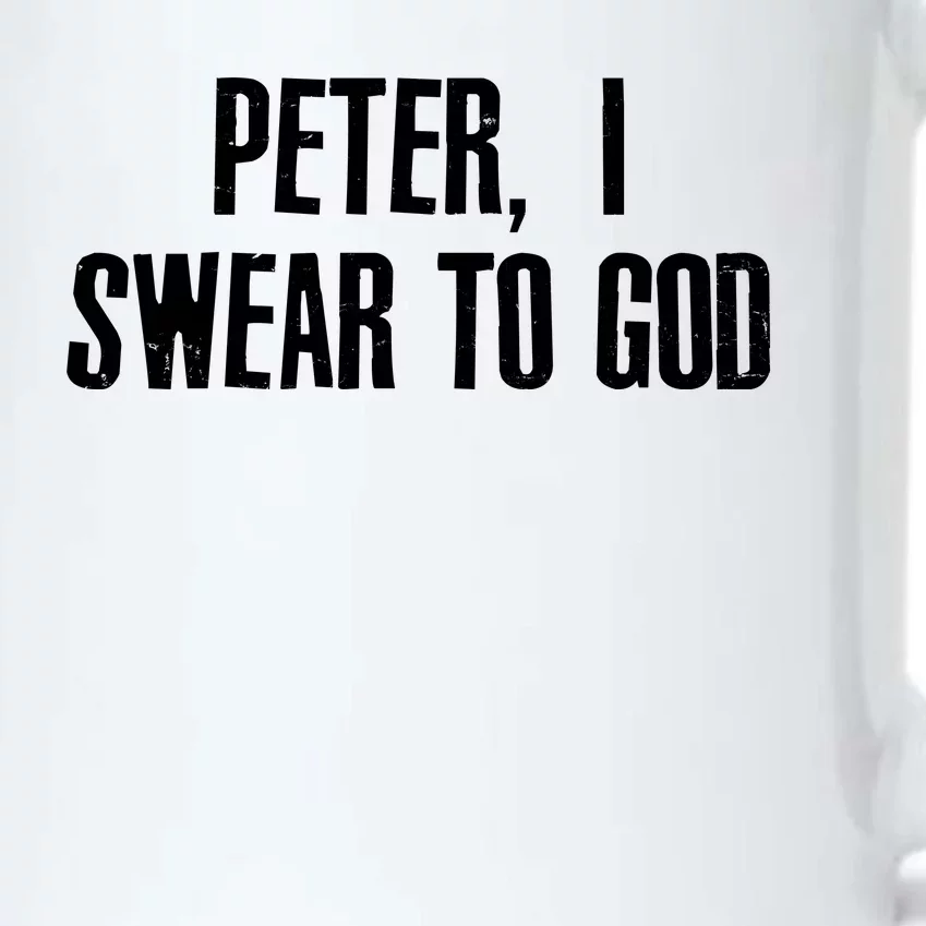 Passover Peter I Swear To God Black Color Changing Mug