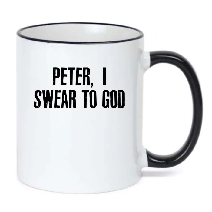 Passover Peter I Swear To God Black Color Changing Mug