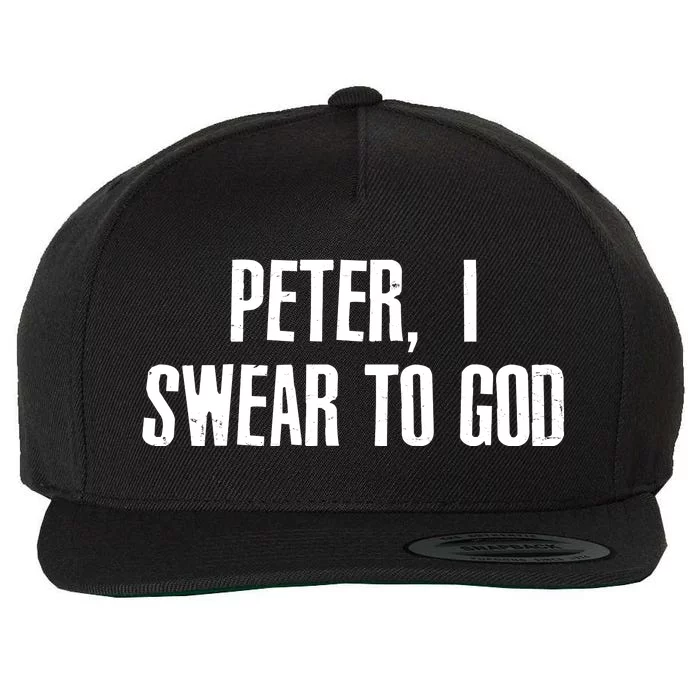 Passover Peter I Swear To God Wool Snapback Cap