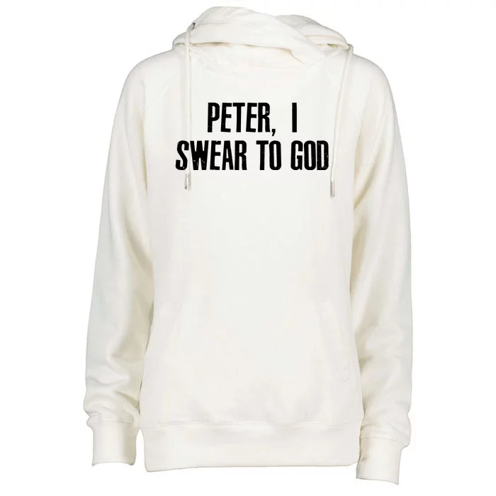 Passover Peter I Swear To God Womens Funnel Neck Pullover Hood