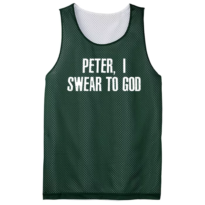 Passover Peter I Swear To God Mesh Reversible Basketball Jersey Tank