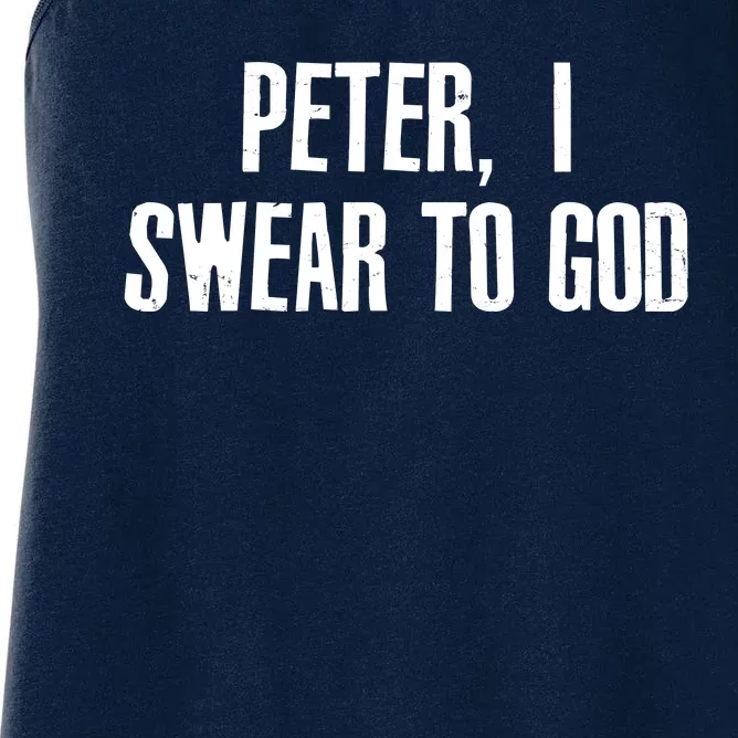 Passover Peter I Swear To God Women's Racerback Tank