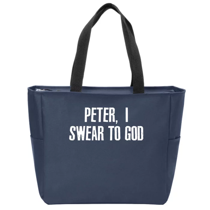 Passover Peter I Swear To God Zip Tote Bag