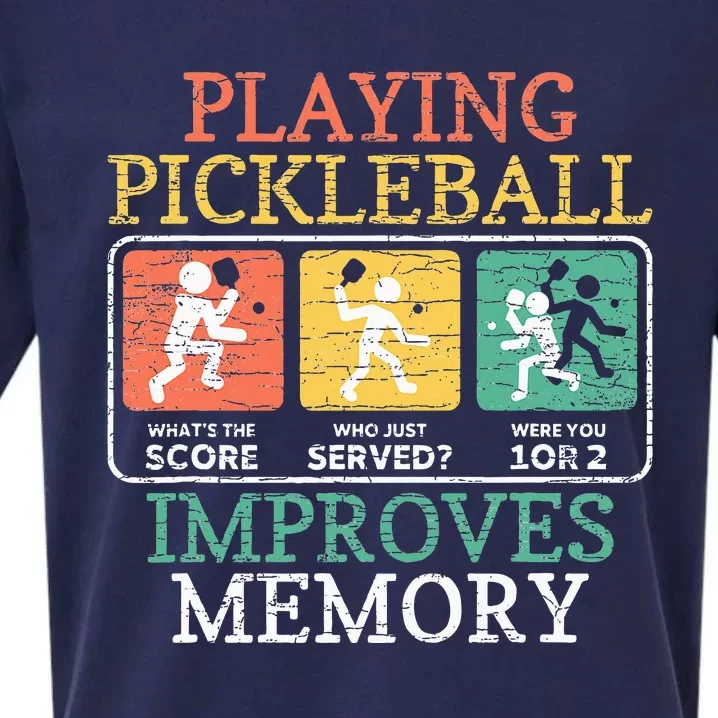 Playing Pickleball Improves Memory Pickleball Sueded Cloud Jersey T-Shirt