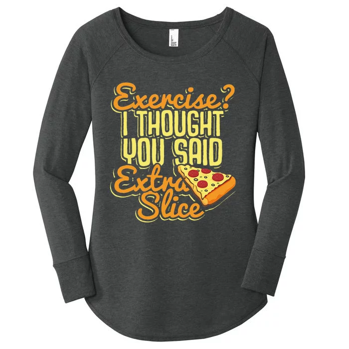 Pizza Pizzeria Italian Food pizza lover Women's Perfect Tri Tunic Long Sleeve Shirt