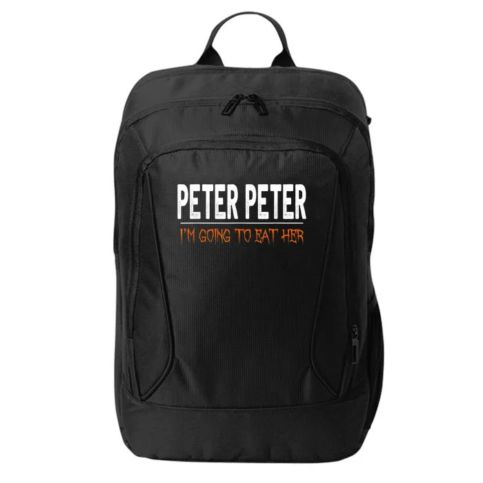 Peter Peter I'm Going To Eat Her Halloween Costume City Backpack