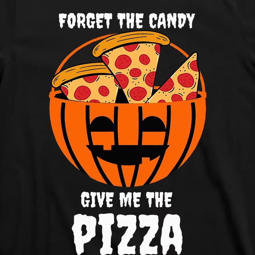 Pizza Pumpkin Jackolantern Costume Fun and Festive Halloween Outfit T-Shirt