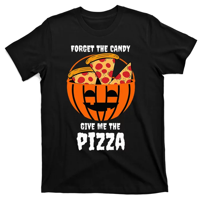 Pizza Pumpkin Jackolantern Costume Fun and Festive Halloween Outfit T-Shirt