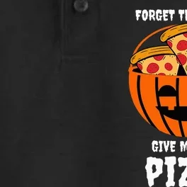 Pizza Pumpkin Jackolantern Costume Fun and Festive Halloween Outfit Dry Zone Grid Performance Polo