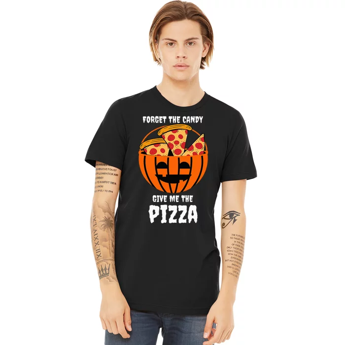 Pizza Pumpkin Jackolantern Costume Fun and Festive Halloween Outfit Premium T-Shirt