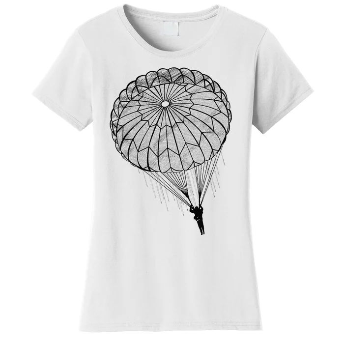 Paratrooper Parachute Jump Army Airborne Women's T-Shirt