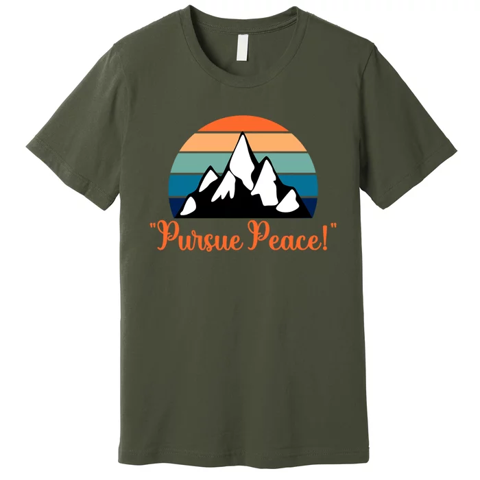 Pursue Peace Jw Convention Gift Premium T-Shirt