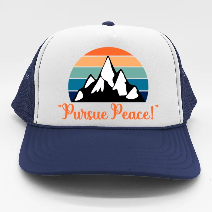 Pursue Peace Jw Convention Gift Trucker Hat