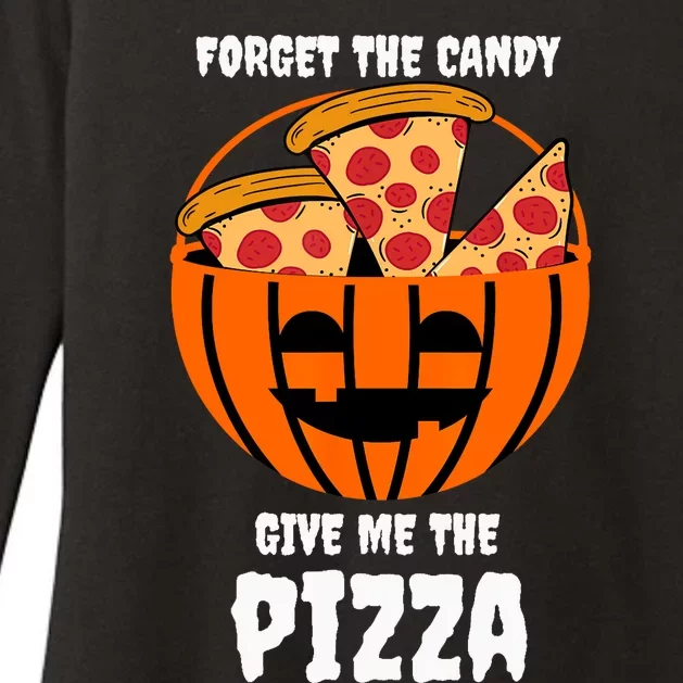 Pizza Pumpkin Jackolantern Costume Easy Halloween Gifts Womens CVC Long Sleeve Shirt