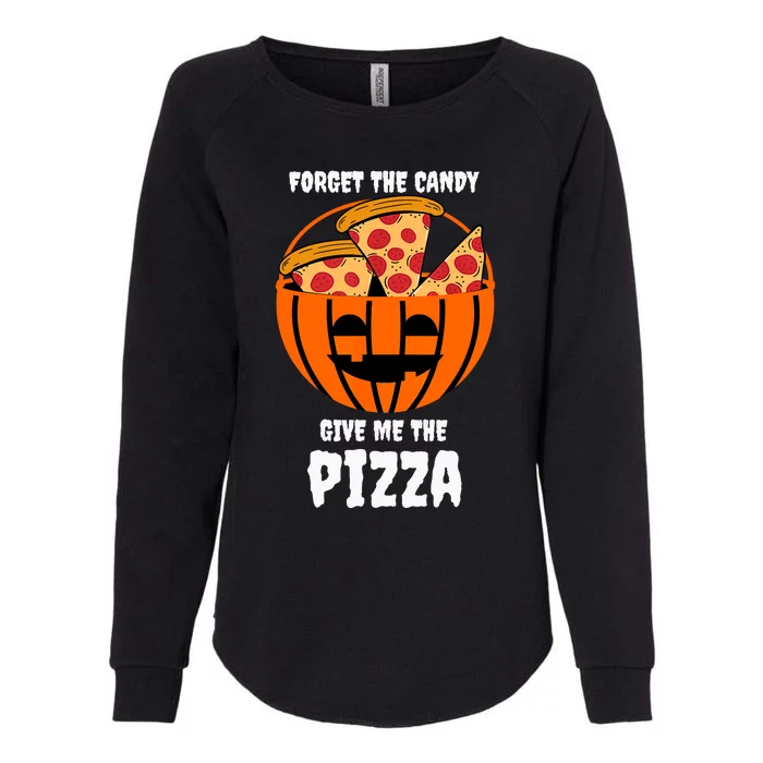 Pizza Pumpkin Jackolantern Costume Easy Halloween Gifts Womens California Wash Sweatshirt