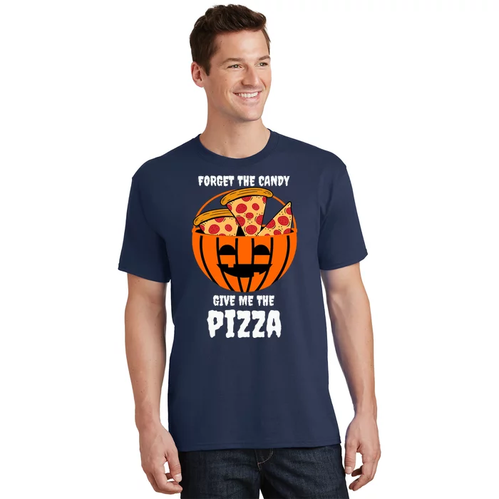 Pizza Pumpkin Jackolantern Costume Easy Halloween Gifts T-Shirt