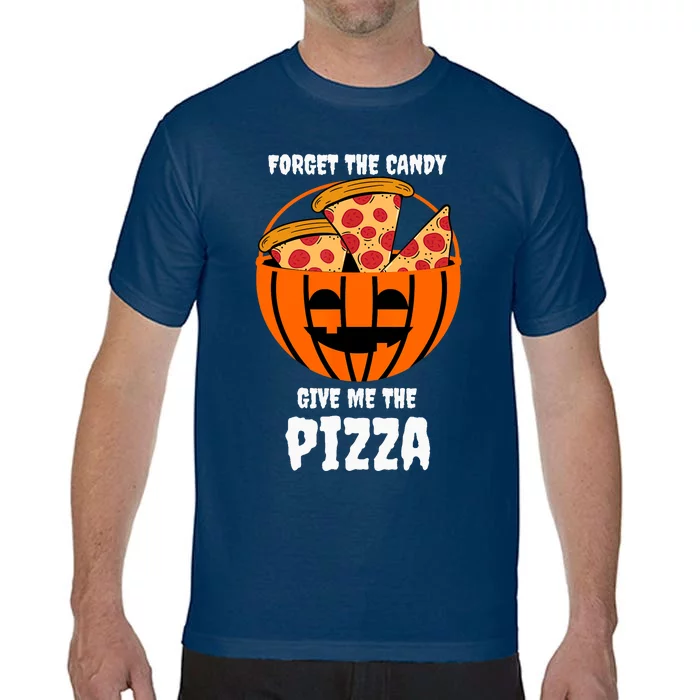 Pizza Pumpkin Jackolantern Costume Easy Halloween Gifts Comfort Colors T-Shirt