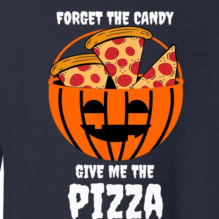 Pizza Pumpkin Jackolantern Costume Easy Halloween Gifts Toddler Sweatshirt