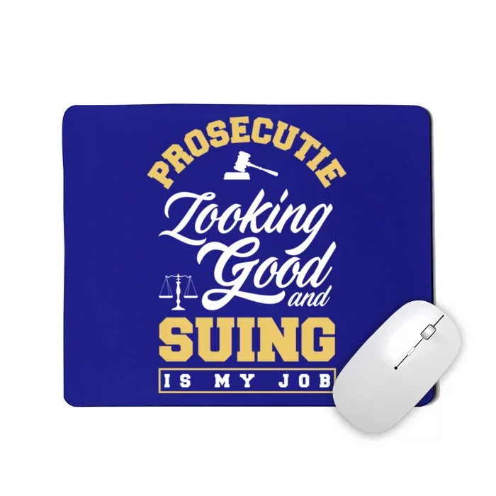 Prosecutor Paralegal Lawyer Prosecutie Gift Mousepad