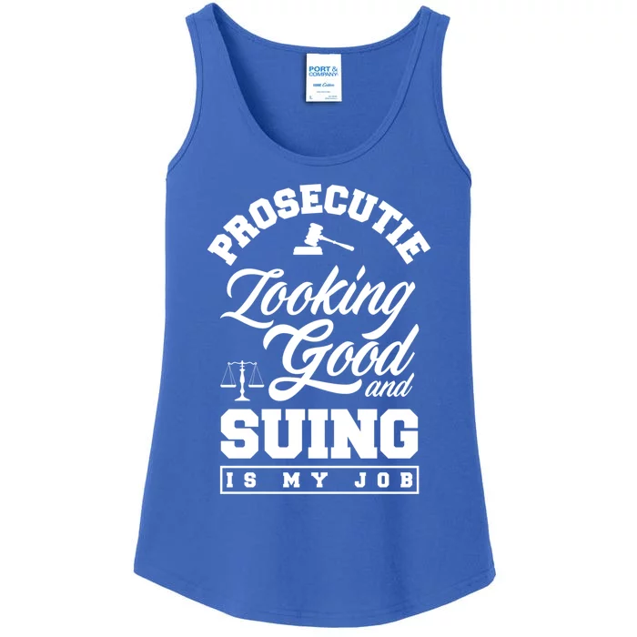 Prosecutor Paralegal Lawyer Prosecutie Gift Ladies Essential Tank