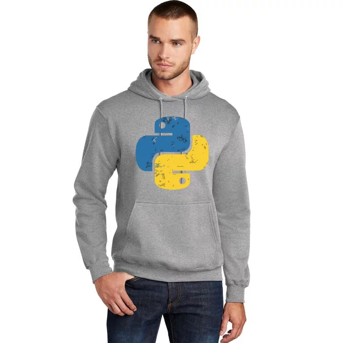 Python Programming Logo For ProgrammersPython Programming Logo For Programmers Tall Hoodie