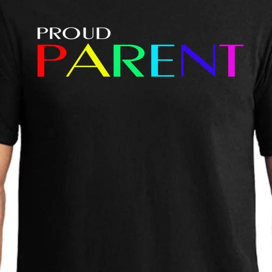 Proud Parent Lgbt Gay Pride Awareness Gift Pajama Set