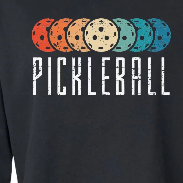 Pickleball Pickleball Lover Pickleball Player Cropped Pullover Crew