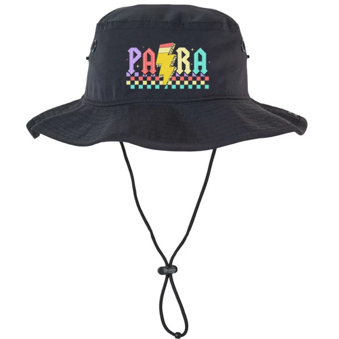 Para Pencil Lightning Paraprofessional Paras Back To School Legacy Cool Fit Booney Bucket Hat