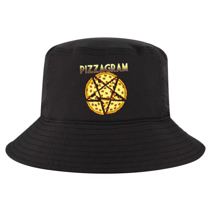 Pizzagram Pizza Lover Retro Cool Comfort Performance Bucket Hat