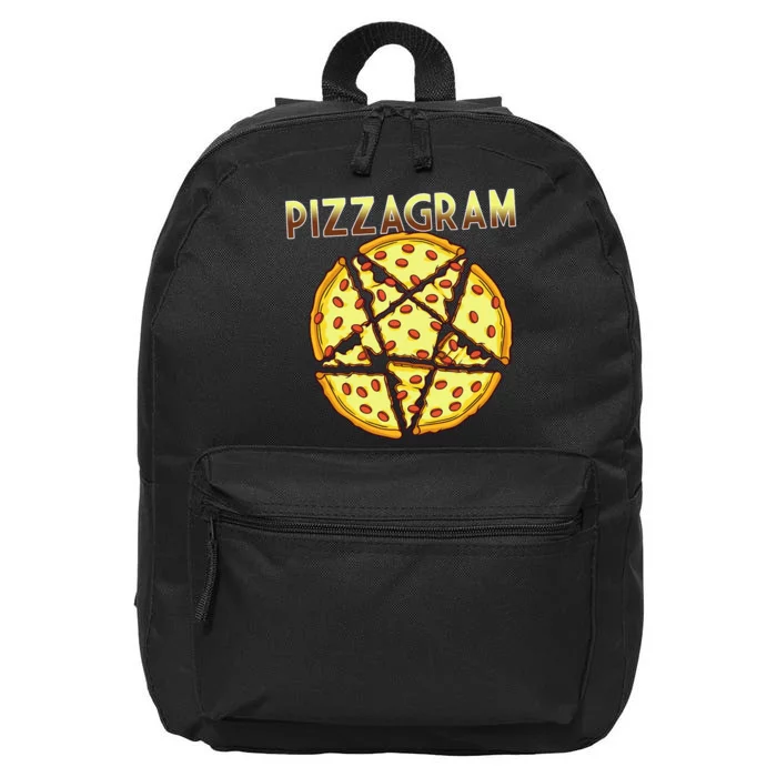 Pizzagram Pizza Lover Retro 16 in Basic Backpack