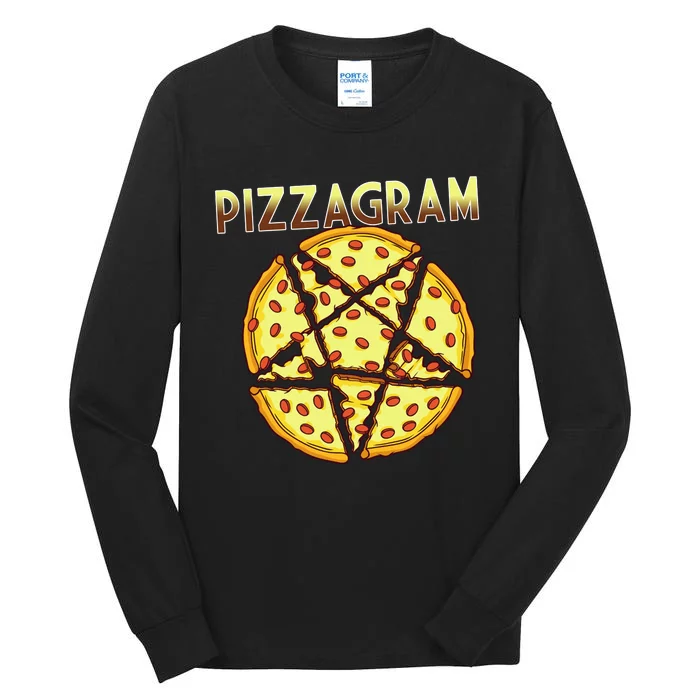 Pizzagram Pizza Lover Retro Tall Long Sleeve T-Shirt