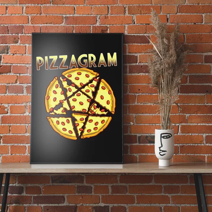 Pizzagram Pizza Lover Retro Poster