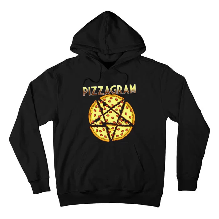 Pizzagram Pizza Lover Retro Tall Hoodie