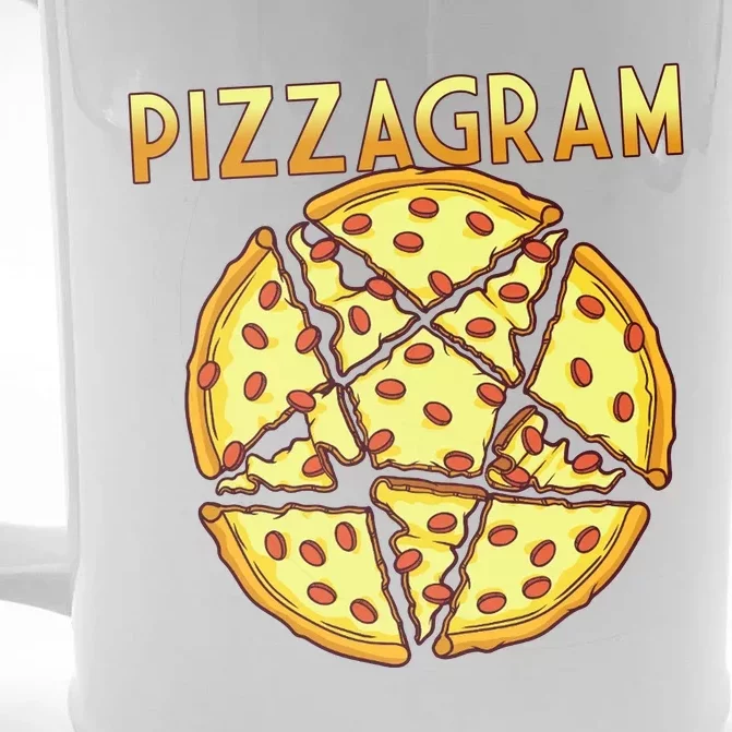 Pizzagram Pizza Lover Retro Front & Back Beer Stein