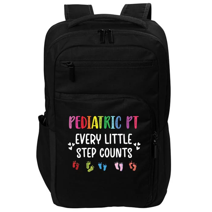 Pediatric PT Little Step Counts Pediatric Physical Therapist Impact Tech Backpack