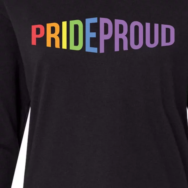 Pride Proud LGBT Womens Cotton Relaxed Long Sleeve T-Shirt