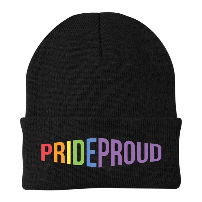 Pride Proud LGBT Knit Cap Winter Beanie