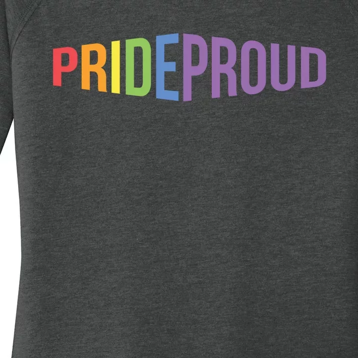 Pride Proud LGBT Women's Perfect Tri Tunic Long Sleeve Shirt