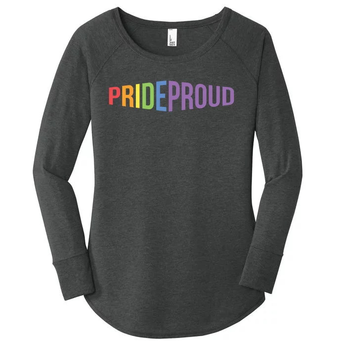 Pride Proud LGBT Women's Perfect Tri Tunic Long Sleeve Shirt