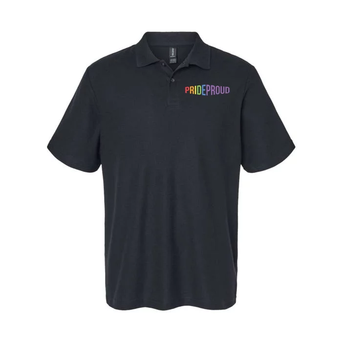 Pride Proud LGBT Softstyle Adult Sport Polo