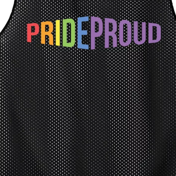 Pride Proud LGBT Mesh Reversible Basketball Jersey Tank