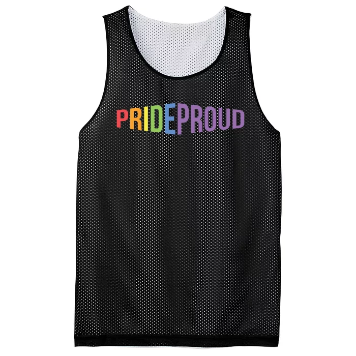 Pride Proud LGBT Mesh Reversible Basketball Jersey Tank