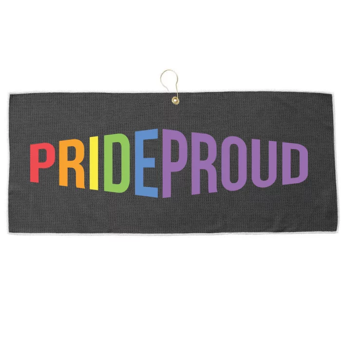 Pride Proud LGBT Large Microfiber Waffle Golf Towel