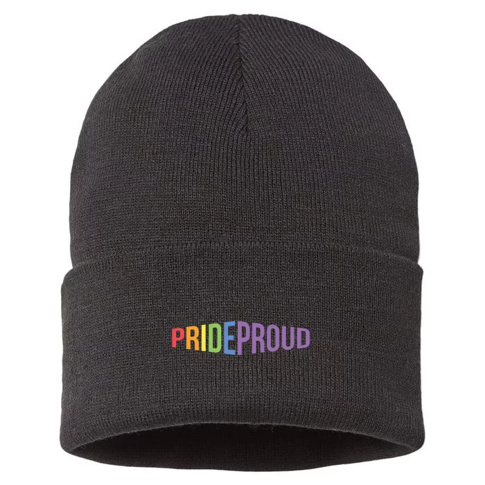 Pride Proud LGBT Sustainable Knit Beanie